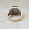 Hematite Centurion Statement Ring in 9ct Gold