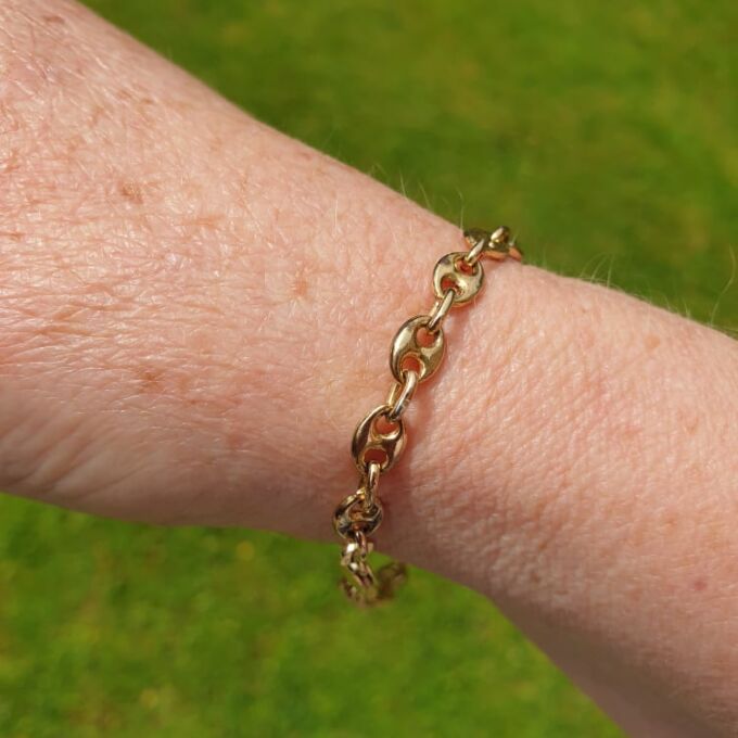 Mariner Link Bracelet in 9ct Gold