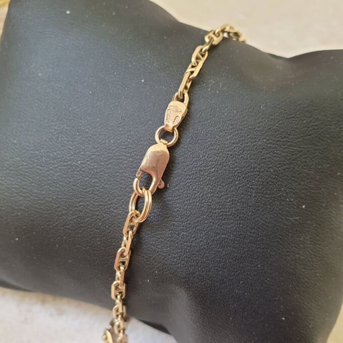 Mariner Anklet Chain in 9ct Gold