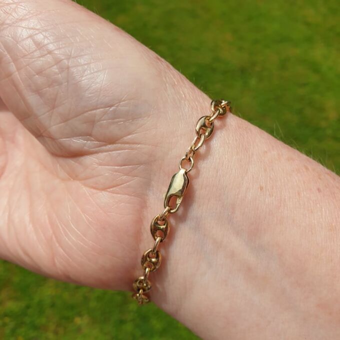 Mariner Link Bracelet in 9ct Gold