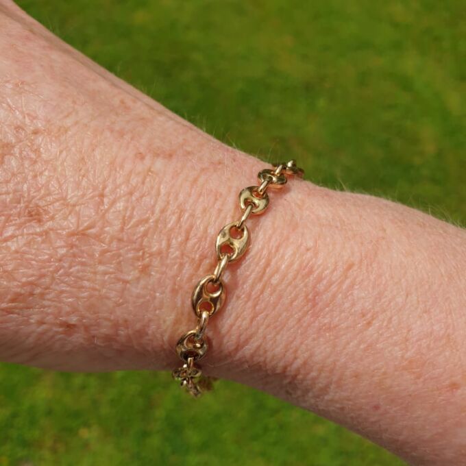Mariner Link Bracelet in 9ct Gold