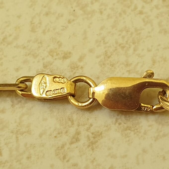 Mariner Anklet Chain in 9ct Gold