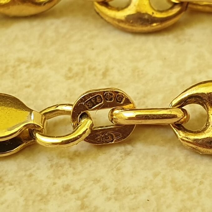 Mariner Link Bracelet in 9ct Gold