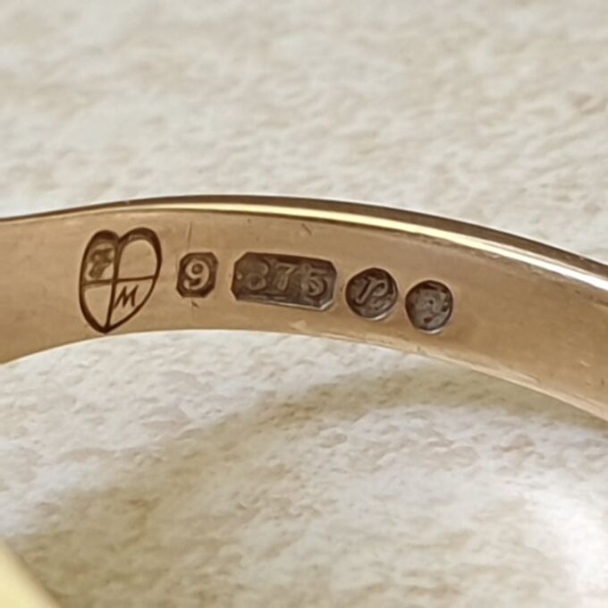 Masonic Revolving Signet Ring in 9ct Gold