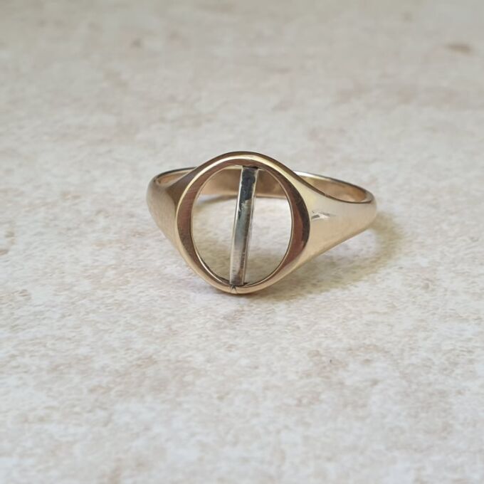 Masonic Revolving Signet Ring in 9ct Gold