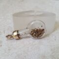 Gold Flake Bottle Pendant in 9ct Gold