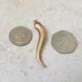 Large Cornicello Horn Pendant in 9ct Gold