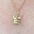 Delightful Elephant Pendant in 9ct Gold
