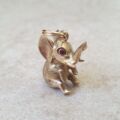 Delightful Elephant Pendant in 9ct Gold