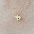 Opening Church Bride and Groom Charm Pendant in 9ct Gold