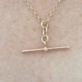 Antique Albert or T Bar Pendant Fob in 9ct Gold