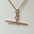 Antique Albert or T Bar Pendant Fob in 9ct Gold