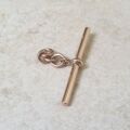 Antique Albert or T Bar Pendant Fob in 9ct Gold