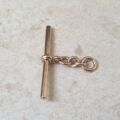 Antique Albert or T Bar Pendant Fob in 9ct Gold