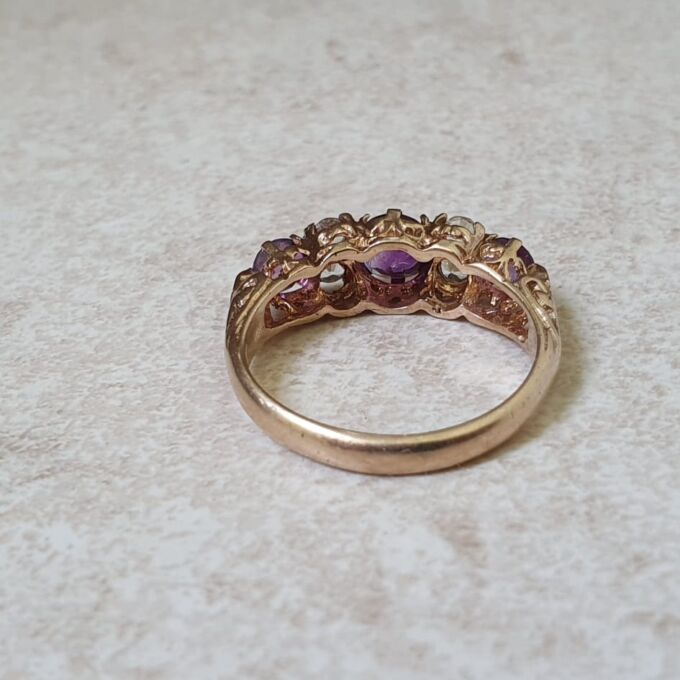 Amethyst Ring in 9ct Gold