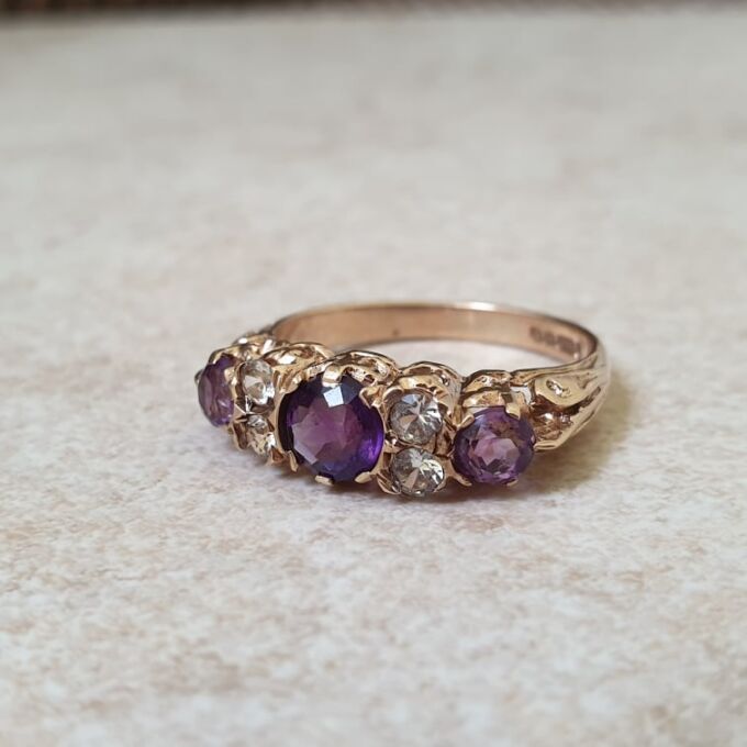 Amethyst Ring in 9ct Gold