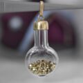 Gold Flake Bottle Pendant in 9ct Gold