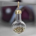 Gold Flake Bottle Pendant in 9ct Gold