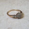 Diamond Cluster Ring in 9ct Gold