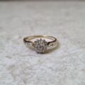 Diamond Cluster Ring in 9ct Gold
