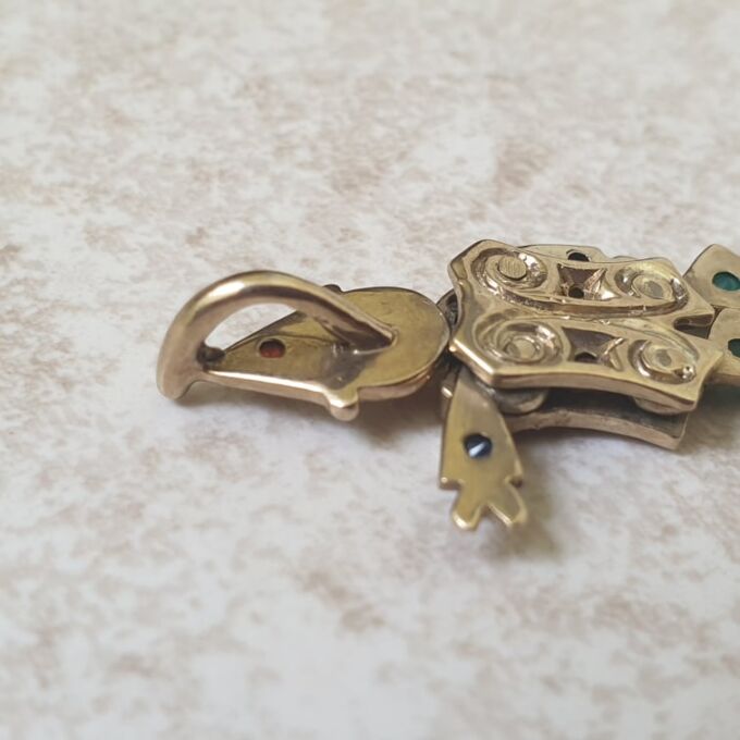 Cheery Clown Pendant in 9ct Gold