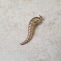 Twisted Cornicello Horn pendant in 9ct Gold