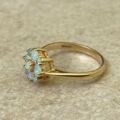Opal Cluster Ring in 9ct Gold