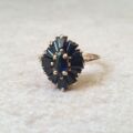 Sapphire Ballerina Ring in 9ct Gold