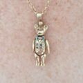 Articulated Large Teddy Bear Pendant in 9ct gold
