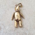 Articulated Large Teddy Bear Pendant in 9ct gold