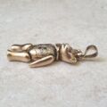 Articulated Large Teddy Bear Pendant in 9ct gold