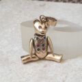 Articulated Large Teddy Bear Pendant in 9ct gold