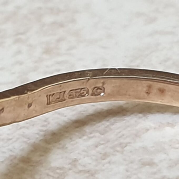 Opal and Ruby Ring in 9ct Gold