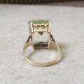 Huge Synthetic Green Spinel Ring in 9ct Gold
