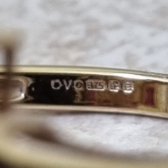 Opal and Ruby Cluster Ring in 9ct Gold