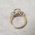 Rose De France Amethyst Ring in 18ct Gold and Platinum