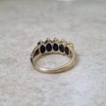 Five Stone Sapphire Ring in 9ct Gold