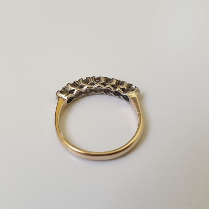 Diamond Half Eternity Ring in 9ct Gold
