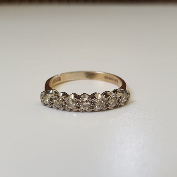 Diamond Half Eternity Ring in 9ct Gold