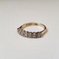 Diamond Half Eternity Ring in 9ct Gold