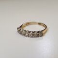 Diamond Half Eternity Ring in 9ct Gold
