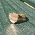 Plain Shield Signet Ring in 9ct Gold