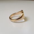 Plain Shield Signet Ring in 9ct Gold