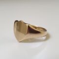 Plain Shield Signet Ring in 9ct Gold
