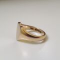Plain Shield Signet Ring in 9ct Gold
