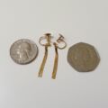 Tassel Drop Earrings with Screw Back Fastenings in 9ct Gold
