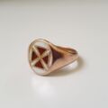 Maltese Cross Signet Ring in 9ct Gold