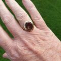 Smoky Quartz Ring in 9ct Gold