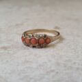 Coral Ring in 9ct Gold