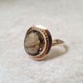 Smoky Quartz Ring in 9ct Gold